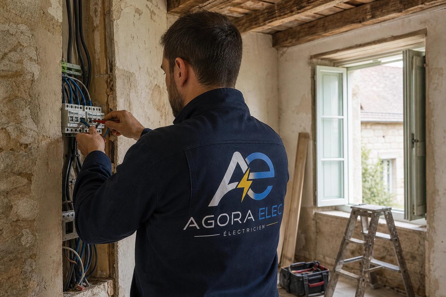 Rénovation d'installation électrique dans une bâtisse ancienne